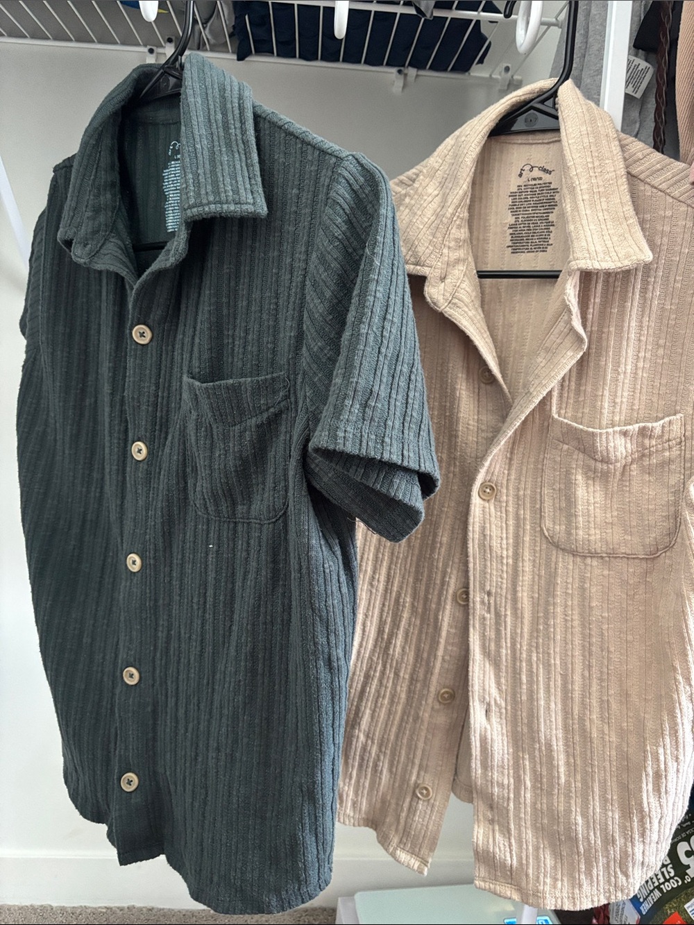 kids large 10/12 Short-Sleeve Button-Front Shirt (2pack)